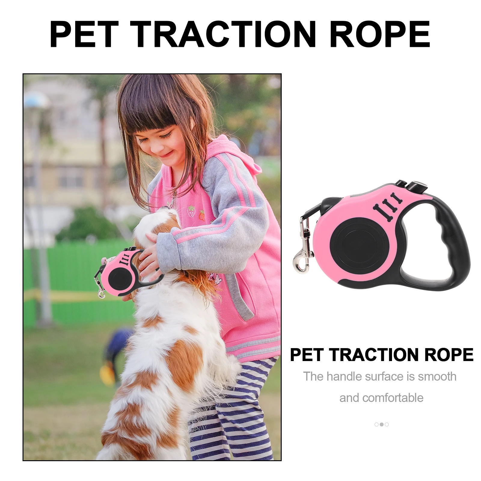 

Pet Leash Retractable Dog Extra Long Expandable Kitten Portable Abs Durable Puppy