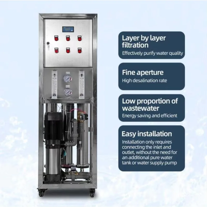 Custom Stainless Steel RO Filtration Water Treatment System Reverse Osmosis Pump 250LPH-1000LPH Capacity 380V/220V BEST Brand