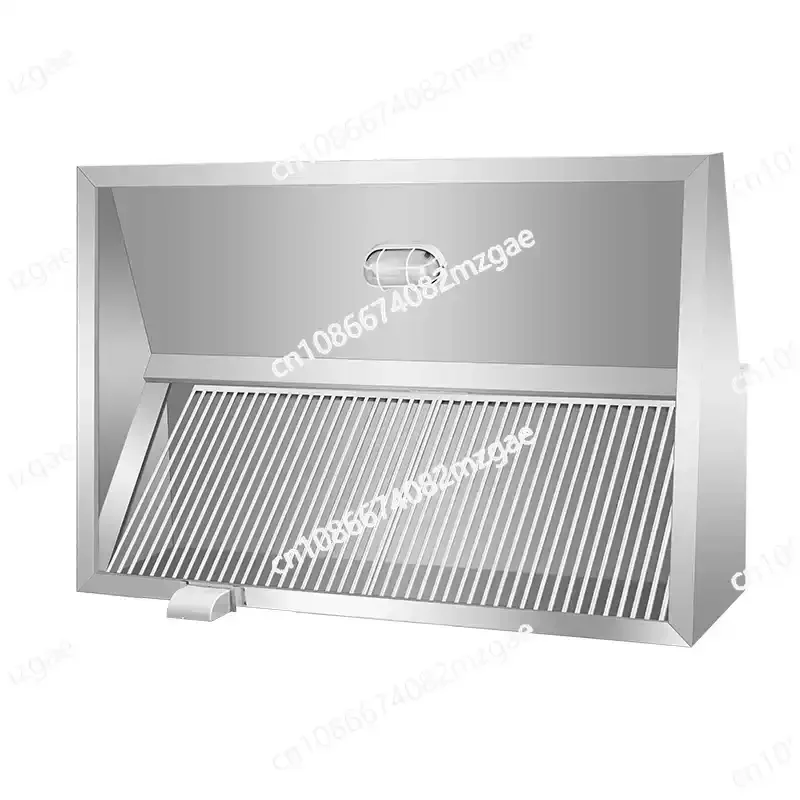 Thickened stainless steel fume hood, commercial kitchen restaurant canteen household strong suction purification range hood hood