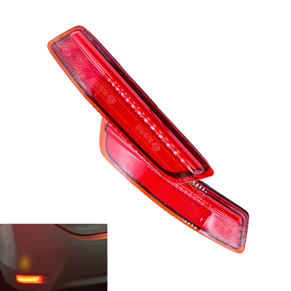 

2pcs Rear Bumper Reflector LED Lights For Lexus GX460 ES250 GS200t GS250 GS350 GS450h 2013-2018 Toyota Corolla 81910-30040