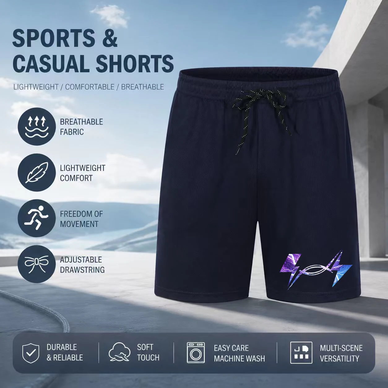 Spring / Summer Running Shorts Men Sports Jogging Fitness Shorts Quick Dry Mens Gym Men Shorts Mesh Gyms Shorts Men's Sweatpants
