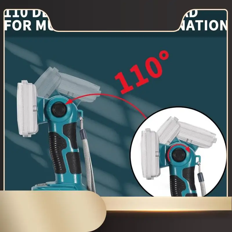 

2000LM LED Work Light For 18V Lithium Battery, Floodlight For Camping, Emergency ,Rechargeable Led Flashlight-N36R