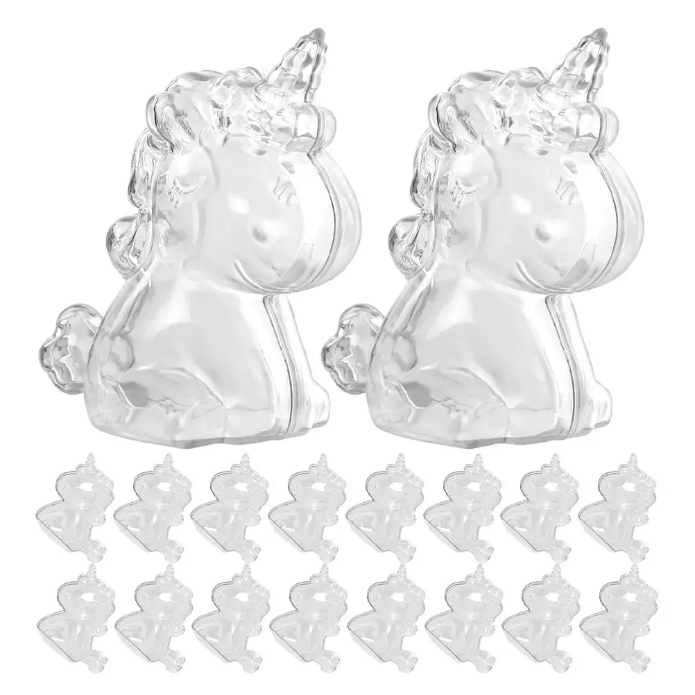 

24 Pcs Storage Box Transparent Plastic Mini Containers for Candy Jewelry Party Favor Baby Shower Small Boxes