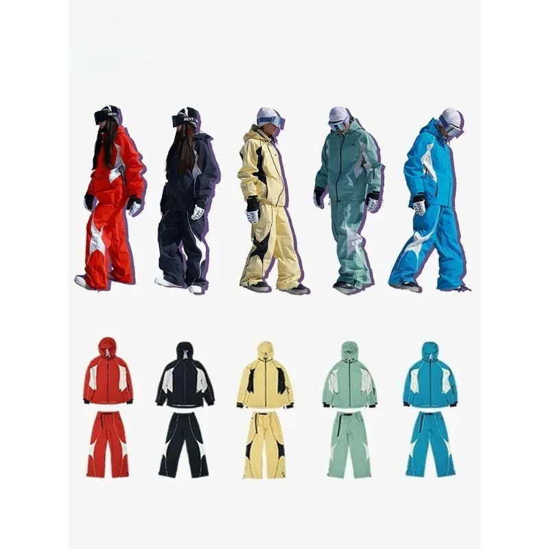 3L Seam-Taped Ski Jacket & Pants Set – Waterproof Insulated Shell Unisex
