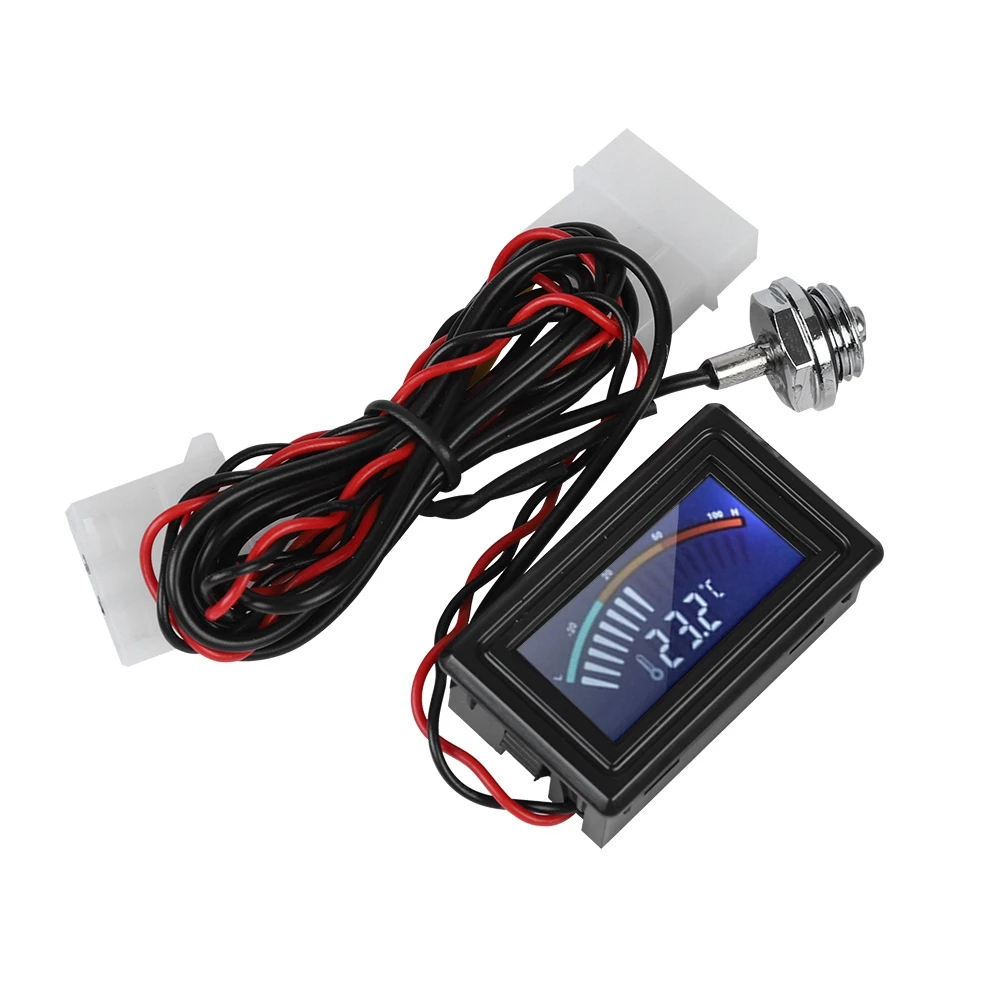 PC Water Cooling System Pointer Display Thermometer Temperature Meter Water cooled pointer display thermometer