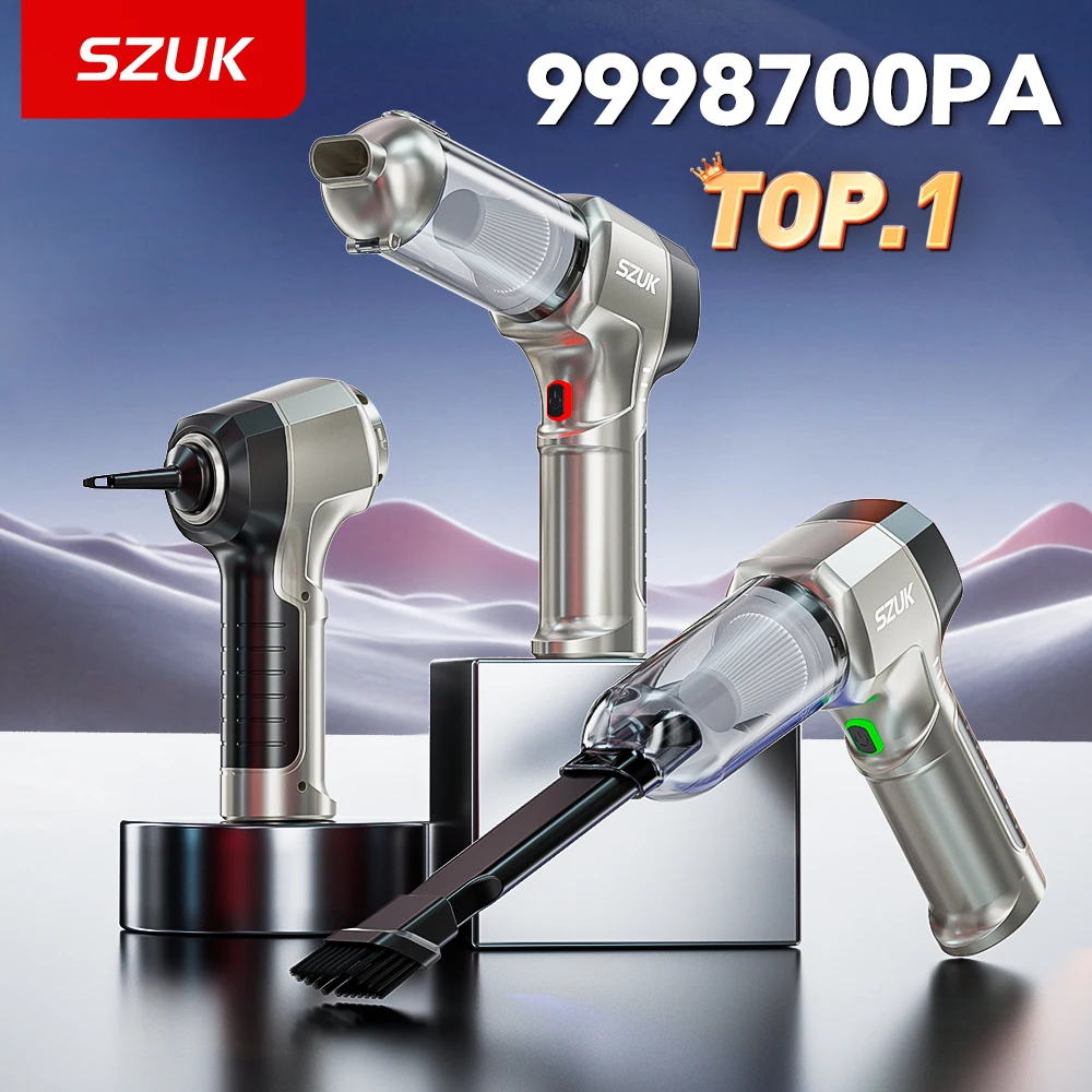 

Автомобильный пылесос SZUK 9998700PA, ручной мини пылесос с мощным всасыванием 6000 мАч,пылесос автомобильный ручной пылесос портативный пылесос для автомобиля и дома