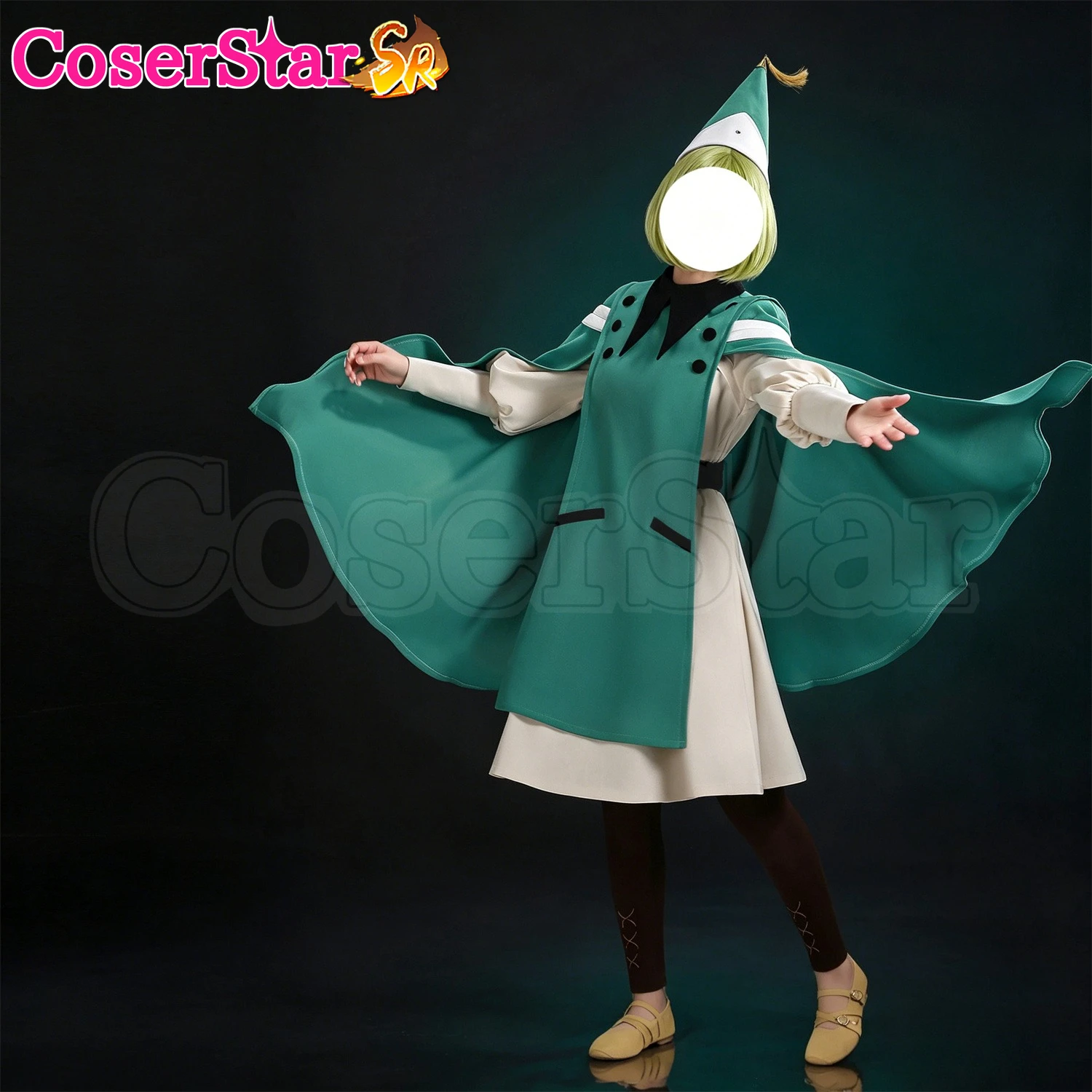 

CoserStar-SR Anime Witch Hat Atelier Koko Coco Cosplay Costume Outfit Halloween Carnival Comic Role Play Uniform Prop