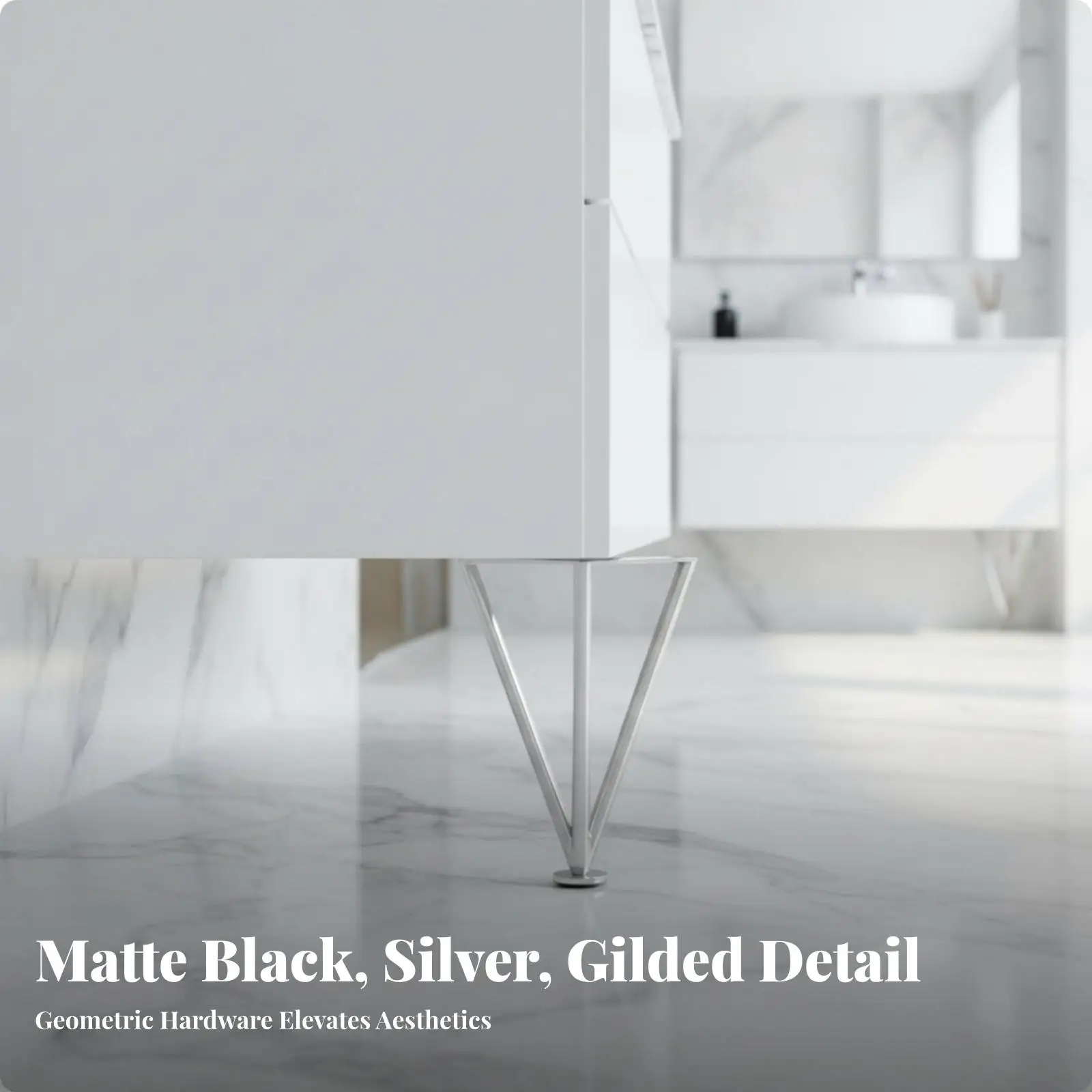 Furniture Leveling Support Legs Stainless Steel Adjustable Feet for Table Cabinet Sofa Base with Triangular Design Plate