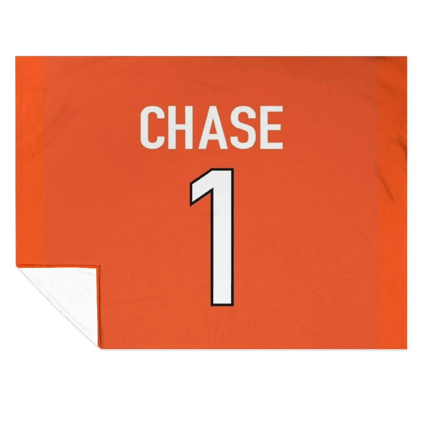

Ja'Marr Chase Orange Bengals Jersey - #1 Throw Blanket christmas gifts Beach Hair warm for winter Blankets
