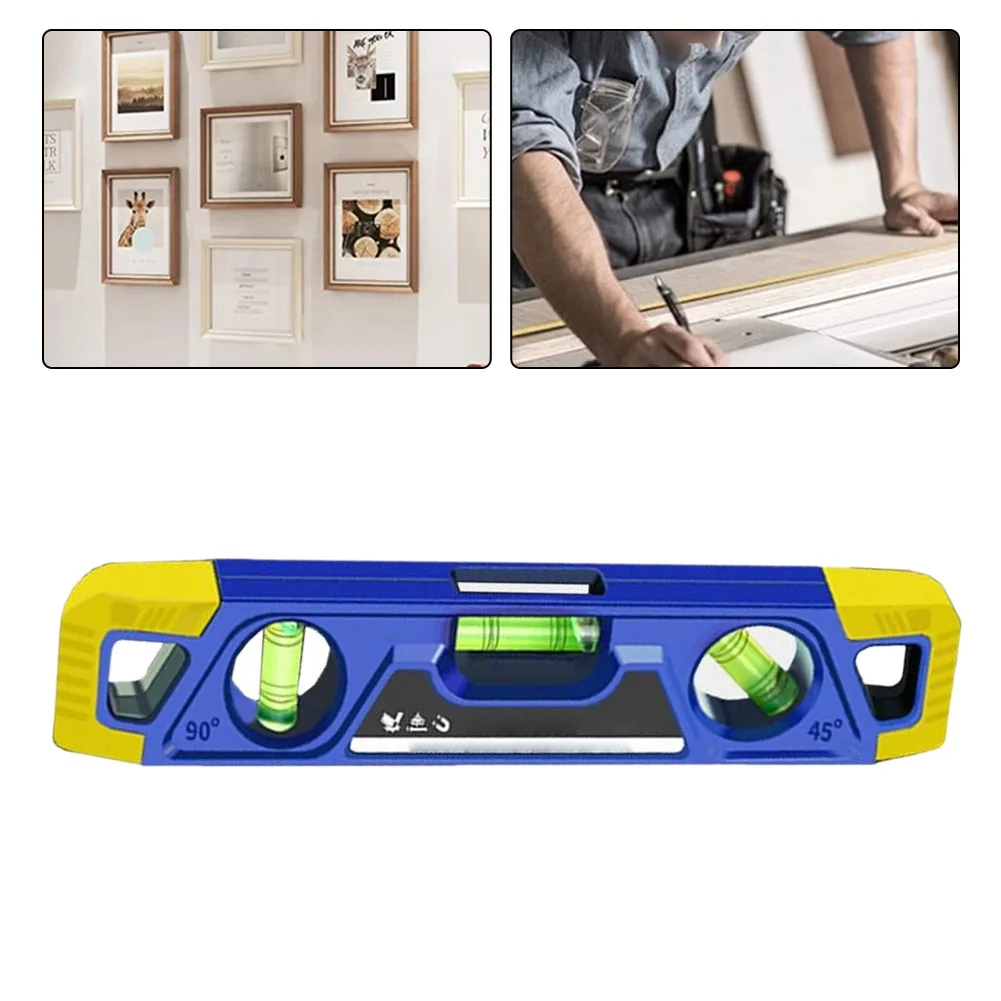 Магнитный для спиртового уровня с ударопрочными функциями. Компактный размер 23 см. Идеально подходит для проектов по обучению дома.