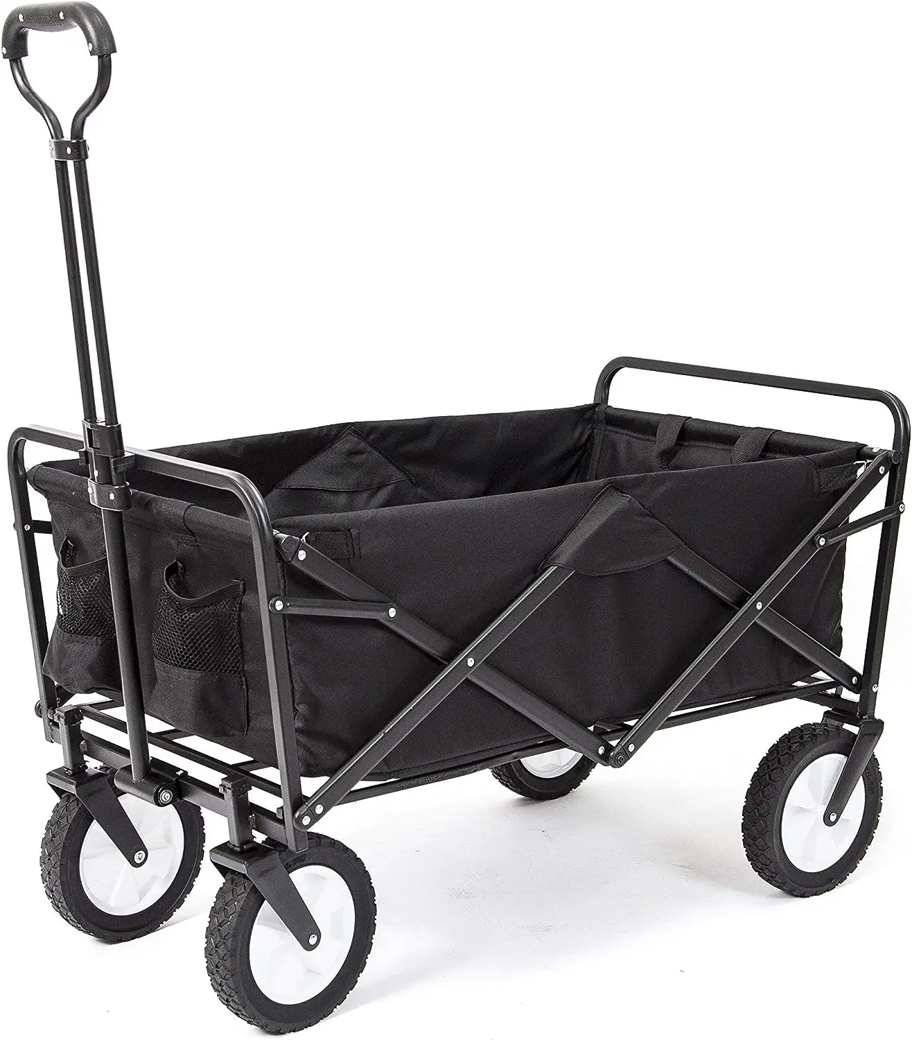 

Customized Wagon Aluminium Portable Foldable Beach Camping Wagon Trolley Outdoor Cart