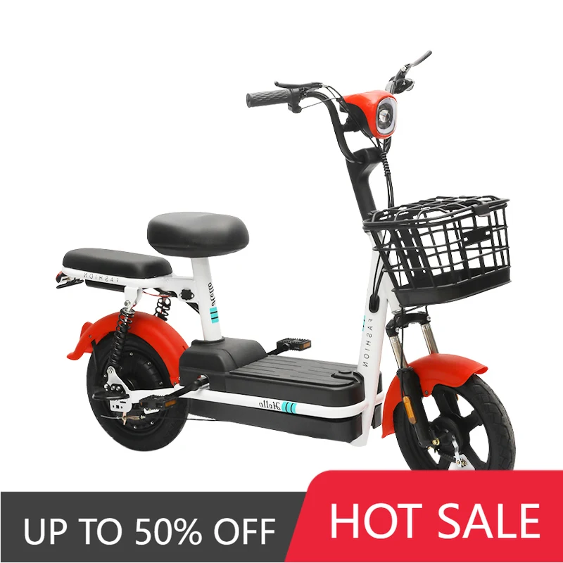 

JYF Factory direct sales 48V 350 watts motor power electric bicycle lead-acid battery adult electric city bicycle