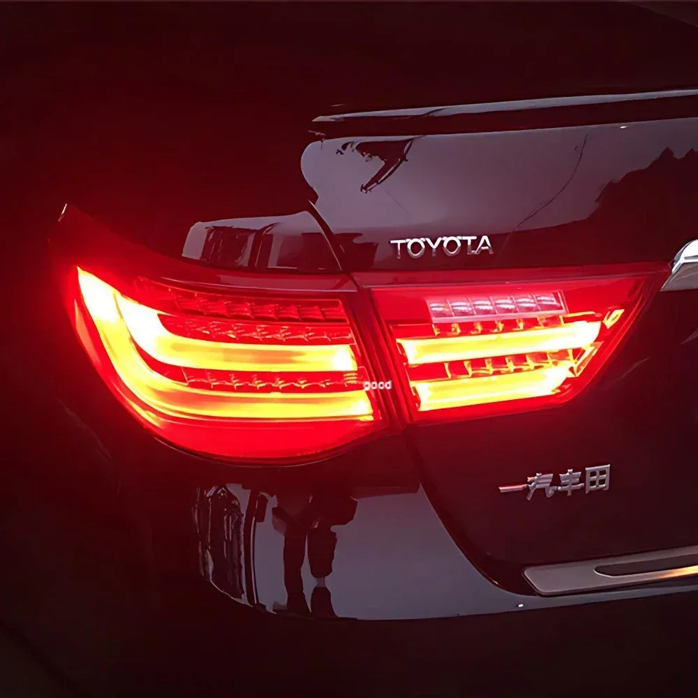 لتويوتا ريز مارك X 2010-2012 السيارات الخلفية مجموعة مصابيح ترقية LED الديناميكية بدوره سيارة أضواء خلفية التوصيل والتشغيل الملحقات