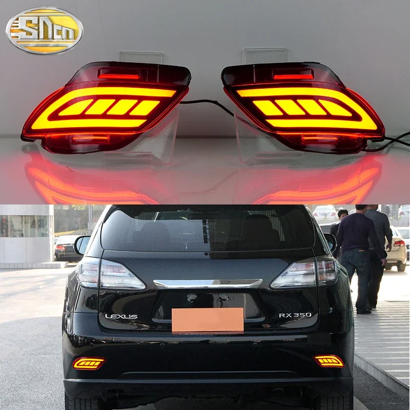 

LED Bumper Light For Lexus RX270 RX350 RX450h 2009-2015 3-in-1 Functions Rear Running Lamp + Brake Light + Turn Signal Reflector