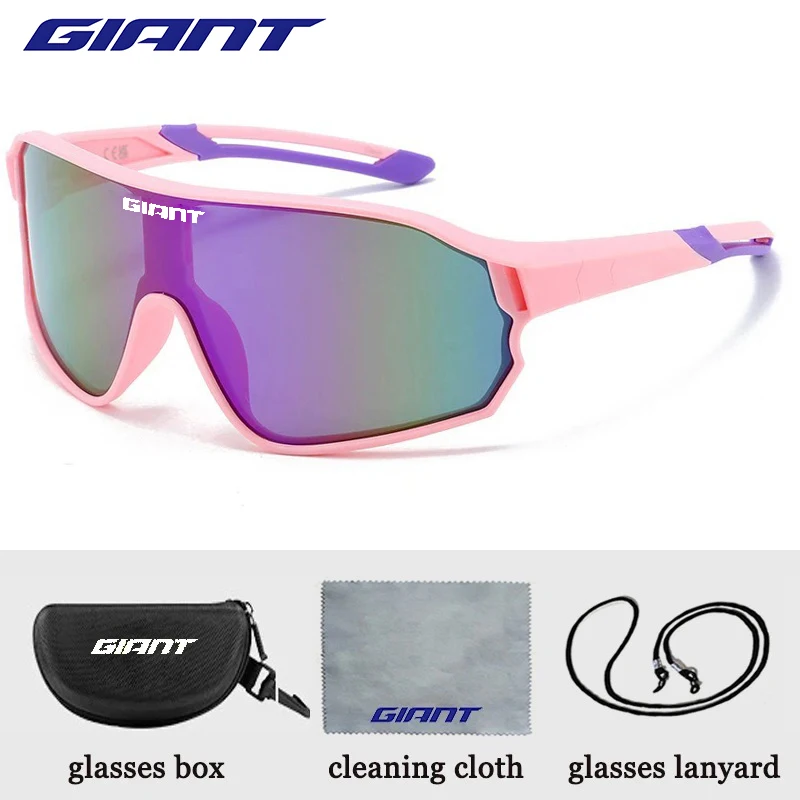 GIANT Fahrradbrille UV400 Anti Fog REVO Linsen HD Clarity MTB/Rennrad Sonnenbrille Männer und Frauen