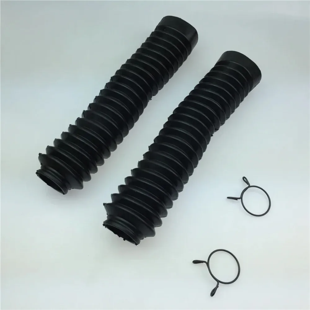 1pair for GN250 Motorcycle Shock Absorber Special Shock Absorber Dust Cover Natural Rubber Band Steel Wire Hoop