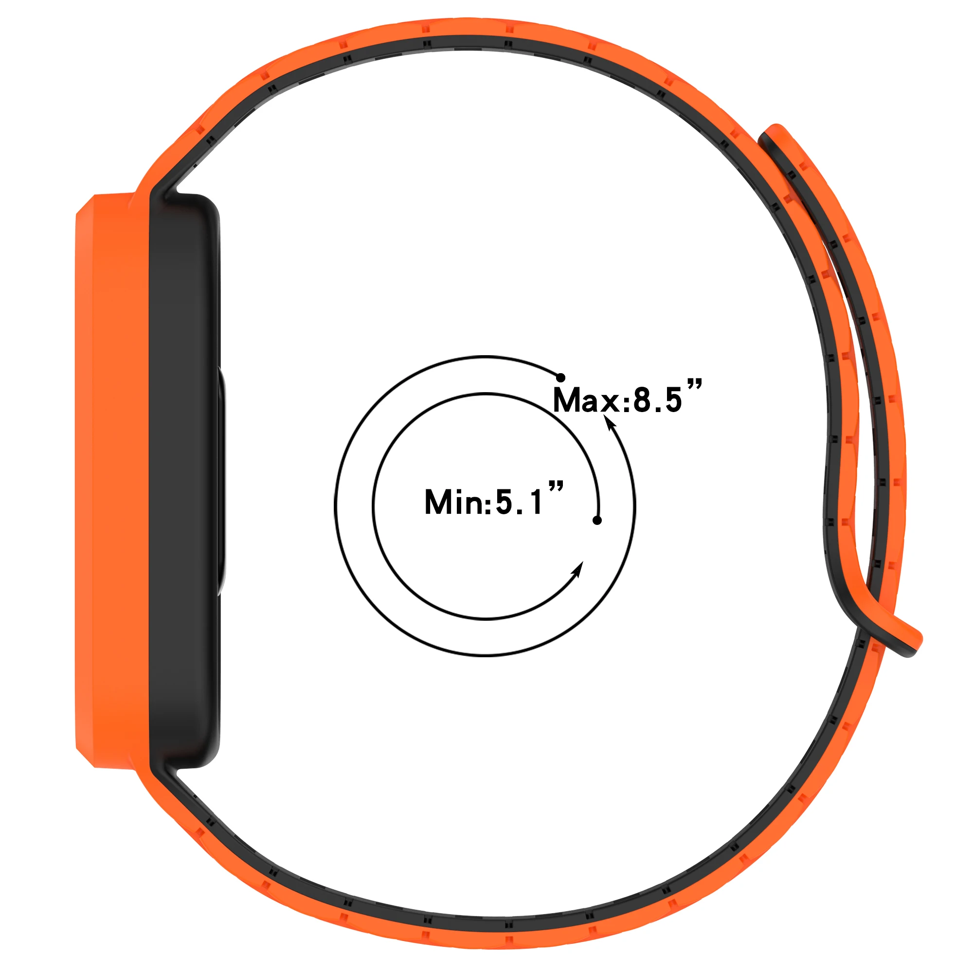 Magnetische Uhrenarmbänder für Xiaomi Smart Mi Band 9 Active Zubehör Sport Silikon Armband Pulseira Correa Redmi Band 3 Armband – Detail 8