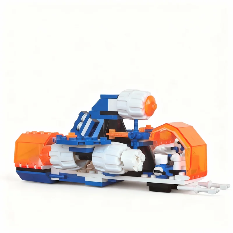 115pcs MOC Space Ice Planet Orbital Freighter Model Building Blocks Construction Toys Christmas Gifts DIY Assemble Creative