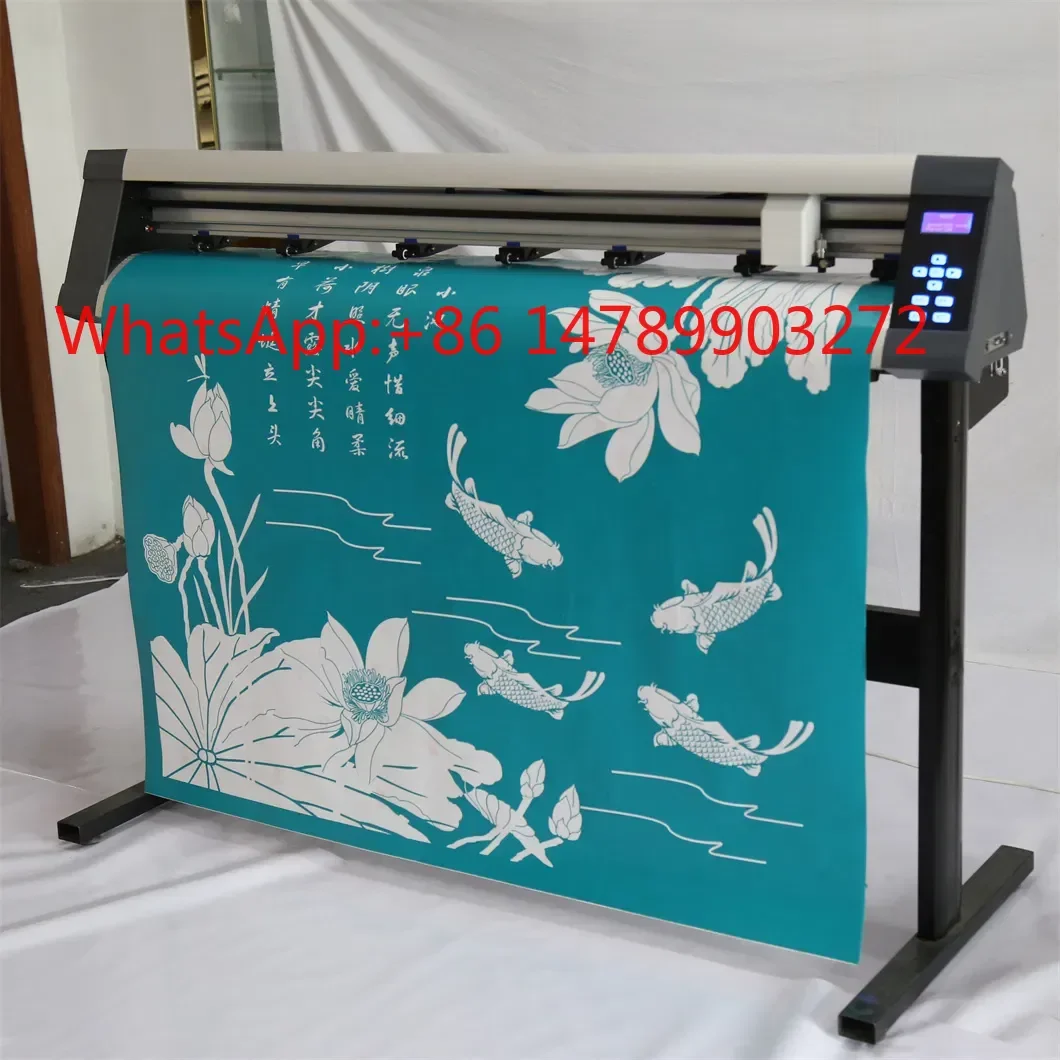 

Mk1200 Vinyl Cutter Plotter, 1370mm 48 Inch Sticker Film Cutting Machine for Apparel