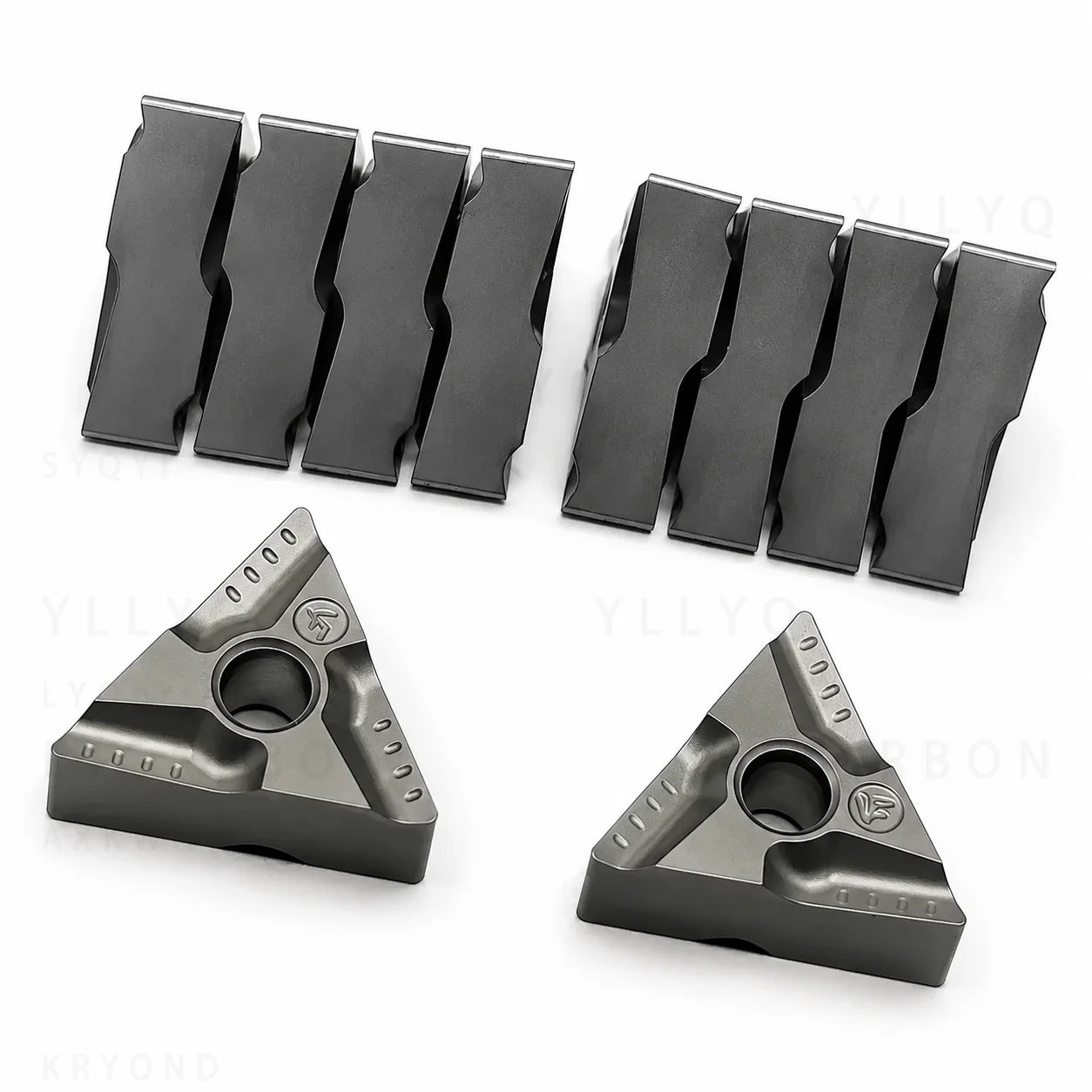 TNMG160404L TNMG160404R TNMG160408R VF TN60 Carbide Inserts Negative Triangular CNC Lathe Turning Tool Cutting Blade