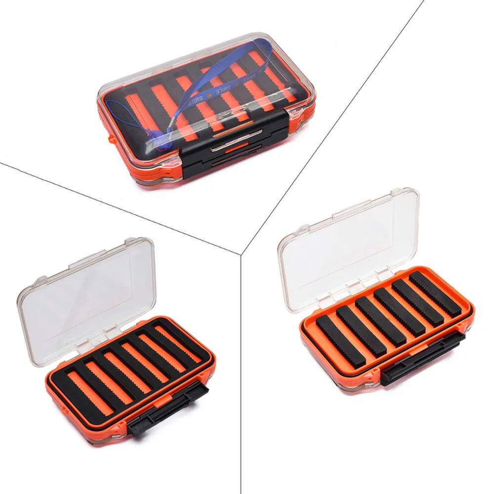 New Fly Fishing Tackle Box Fishing Accessories Tool Storage Box Sided Carp For Fishing Goods Hooks Lure Boxes