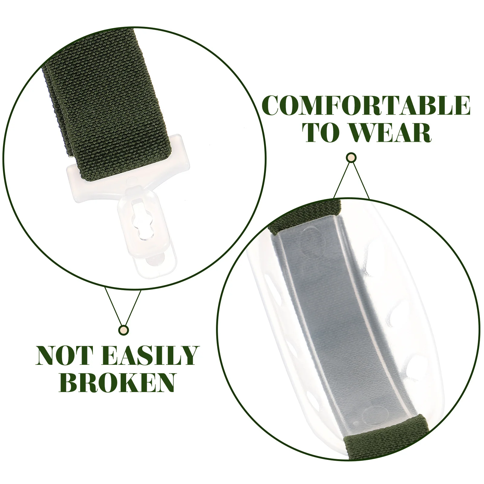 

Adjustable Chin Strap Rubber Polyester Durable Hard Hat Work Accessory Chin Strap Accessories