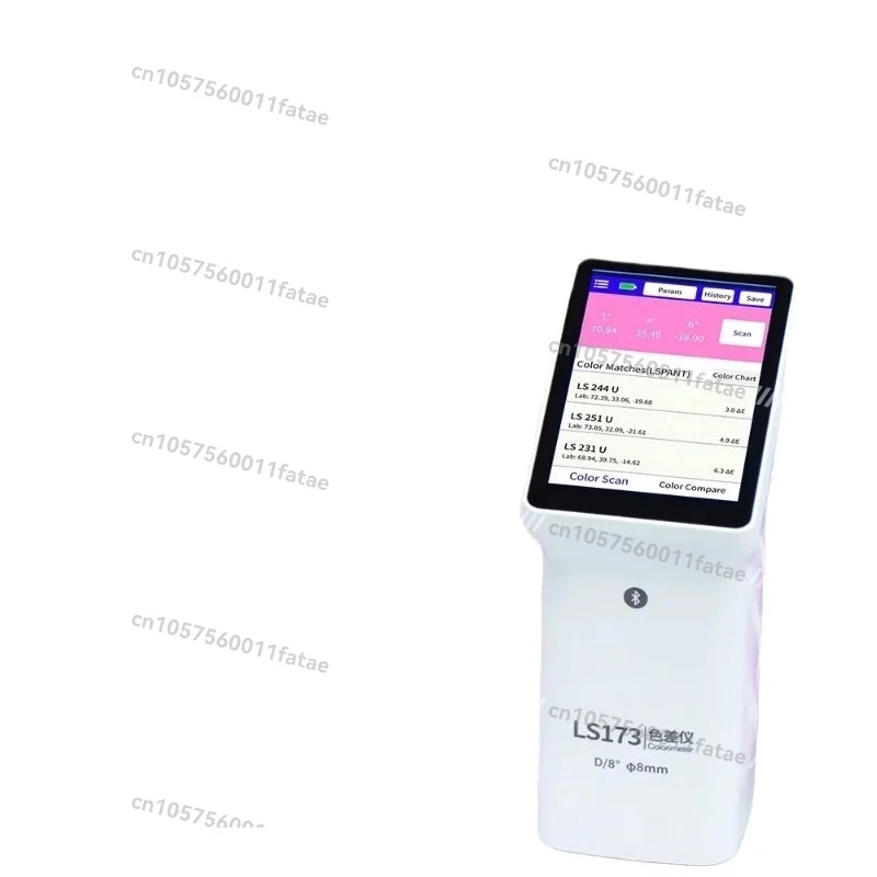 D/8 LS173 Bluetooth CMYK Handheld Colorimeter Pantone Laboratory Portable Colorimeter for Paint Color Measurement