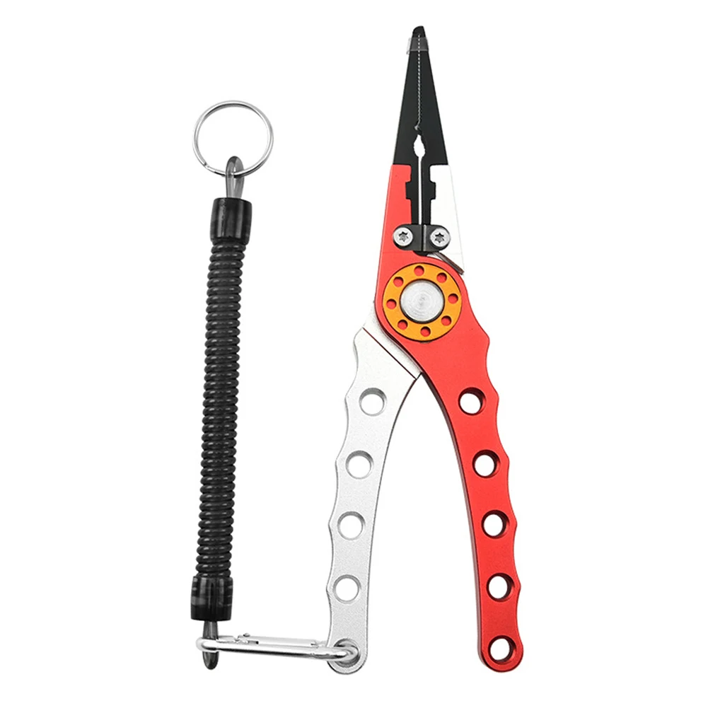 

Made Of Aviation Aluminum Body Aluminum Fishing Pliers Fishing Pliers Scissors Braid Line Cutter Saltwater Small Bag