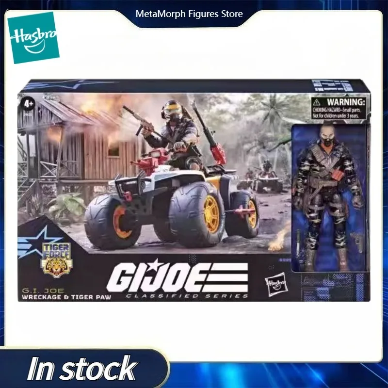 

Original Hasbro G.I. Joe GI Joe Classfied Series 137 Tiger Force Wreckage & Tiger Paw 6inch Action Figure Collection Toys Model