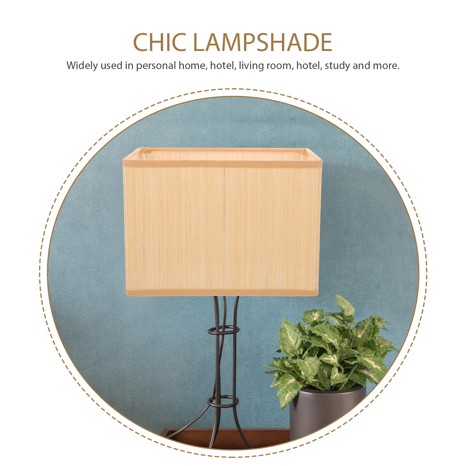 

Woven Bamboo Pendant Lamp Shade Rustic Style Ceiling Lamp Cover Chandelier Lampshade for Hotel Restaurant Home