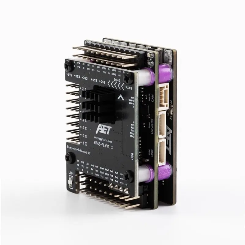 GROCE-H743-Basic FC 블루투스 USB 아두파일럿 INAV PX4 RC FPV 고정익 DIY 비행 컨트롤러 H743-파라미터 조정 지원