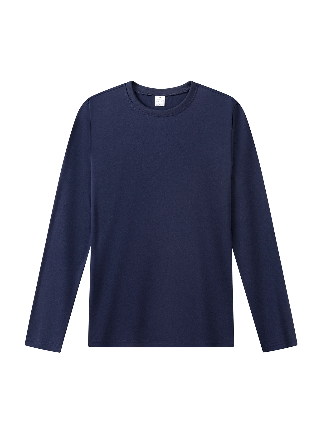 Frühling Sommer Herren Langarm T-Shirts Casual Rundhals Soft Tees Tops Männer Sport Bequeme vielseitige Basics T-Shirts – Detail 6