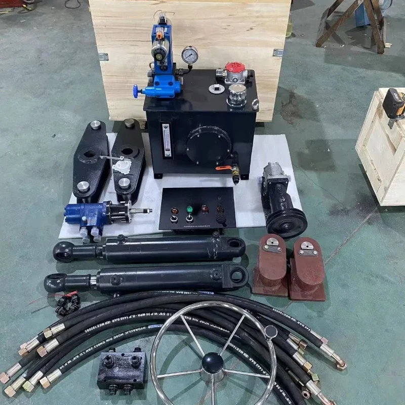 Complete Steering Units for Tugboats Hydraulic Steering Pumps Factory Outlet Marine Equipment