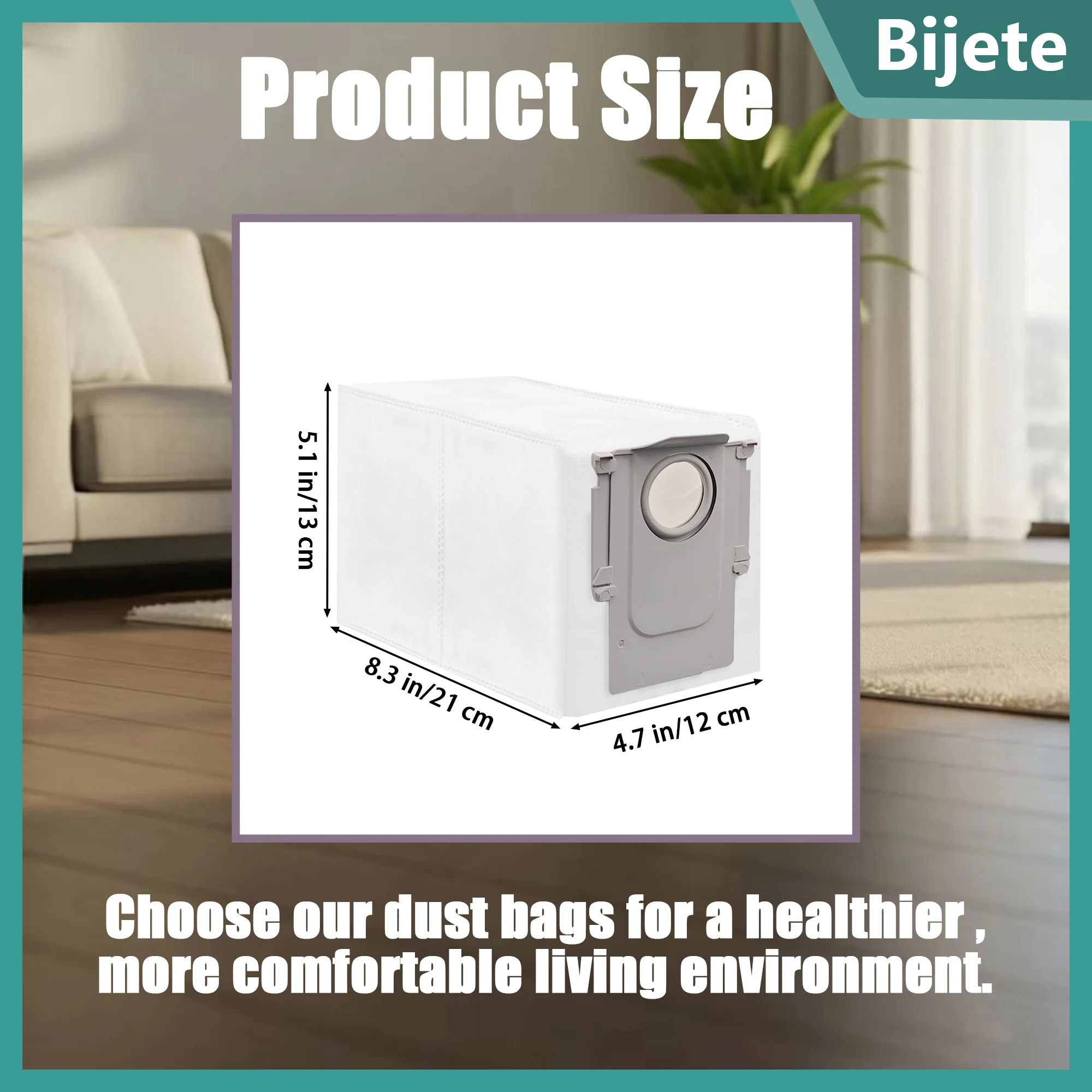 Dust Bag for Roborock Qrevo QV 35A/S5V/Saros 10R/20/Qrevo Edge/S5A/CurvX/S/Pro/Plus/Curv/2 Flow/S5X/S8 MaxV/P20Pro/G20S image 5