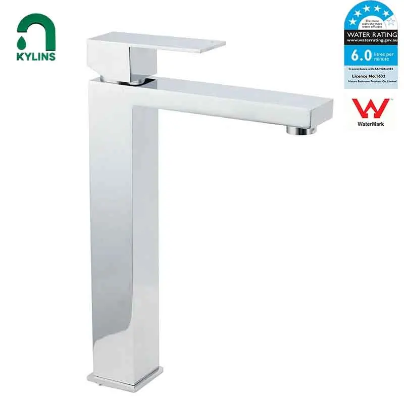 KYLINS Stainless Steel Washbasin Faucet Bathroom Sink Mixer Chrome WELS Water Tap for Tapware Taps Basin Faucets Bath Sinks Kit