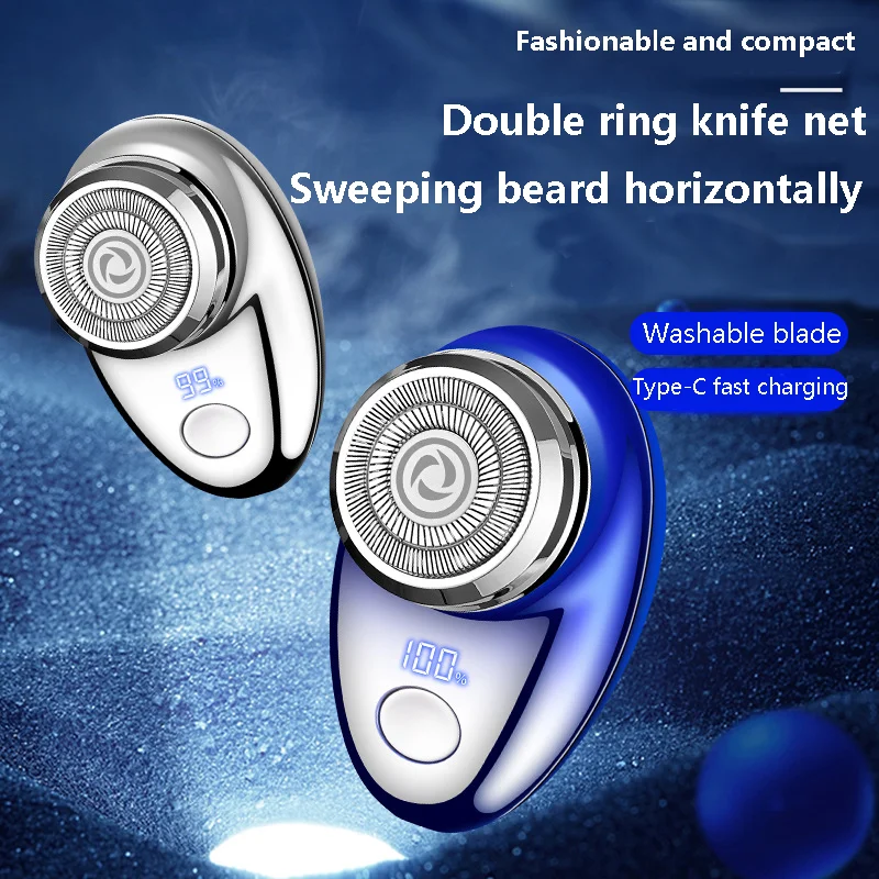 Portable Men's Shaver Usb Charging Mini Single Blade Shaver Electric Beard and Body Hair Shaver