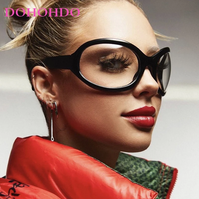 Luxury Brand Design Oversize Punk Sunglasses Women Frame Glasses For Women Men Vintage Sports Eyewear UV400 Lents De Sol Mujer
