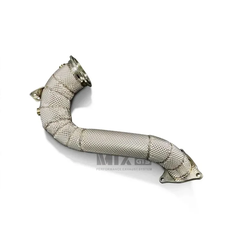 Stainless Steel High-flow Downpipe 2017-2022 E-PACE 2.0T Exhaust Power Upgrade
