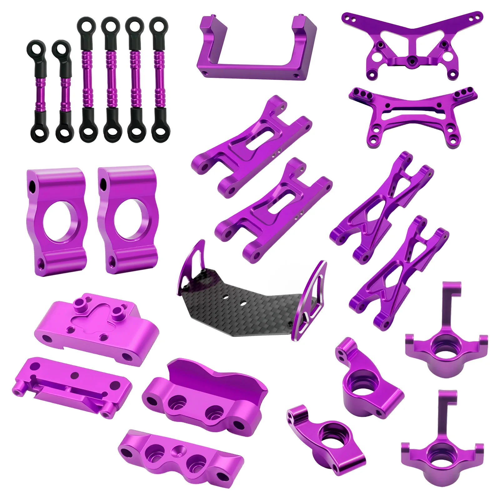 Steering Knuckles C Hubs Suspension Arms Bulkhead For Losi Micro B Upgrades Parts 1/24 Accessories Rc Car
