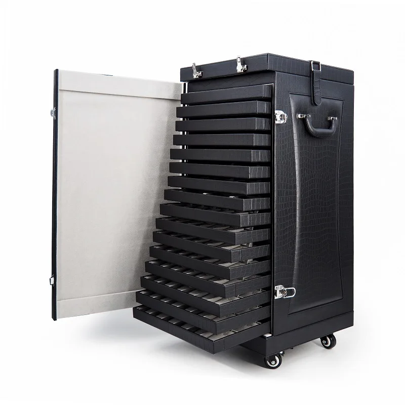 

Plate Jewelry Display Cabinet Ring Necklace Bracelet Large Jewelry Storage Box