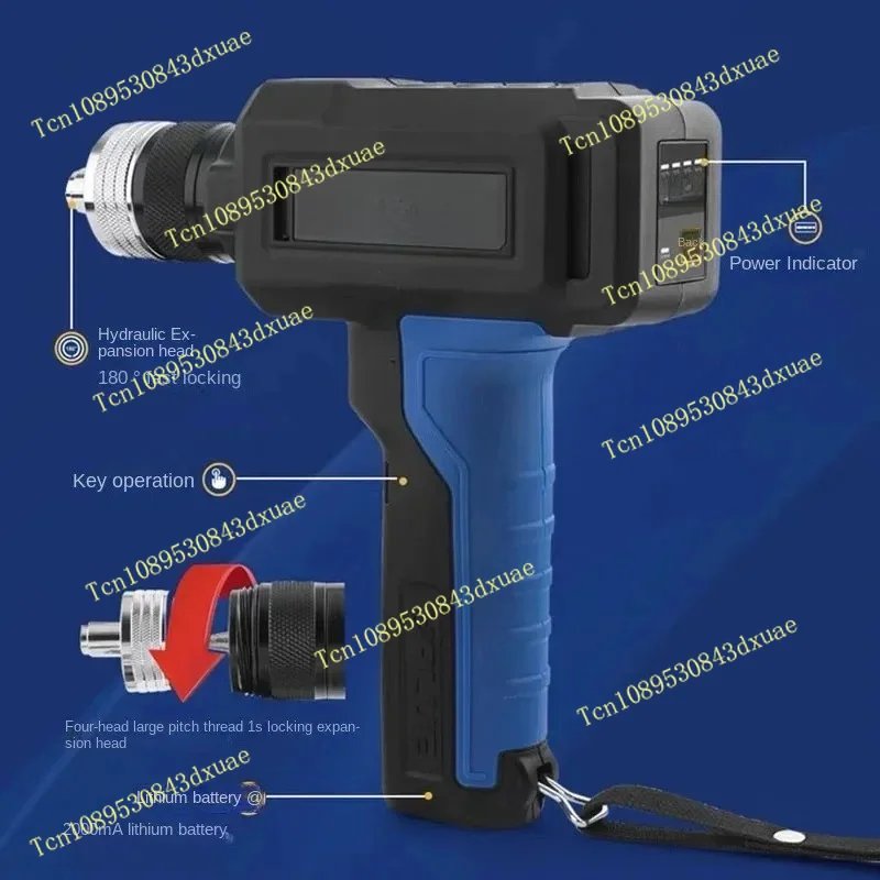 VEE-2 Fully Automatic Expander Electric Copper Tube Expander Flare Expander Air Conditioner with Lithium Battery