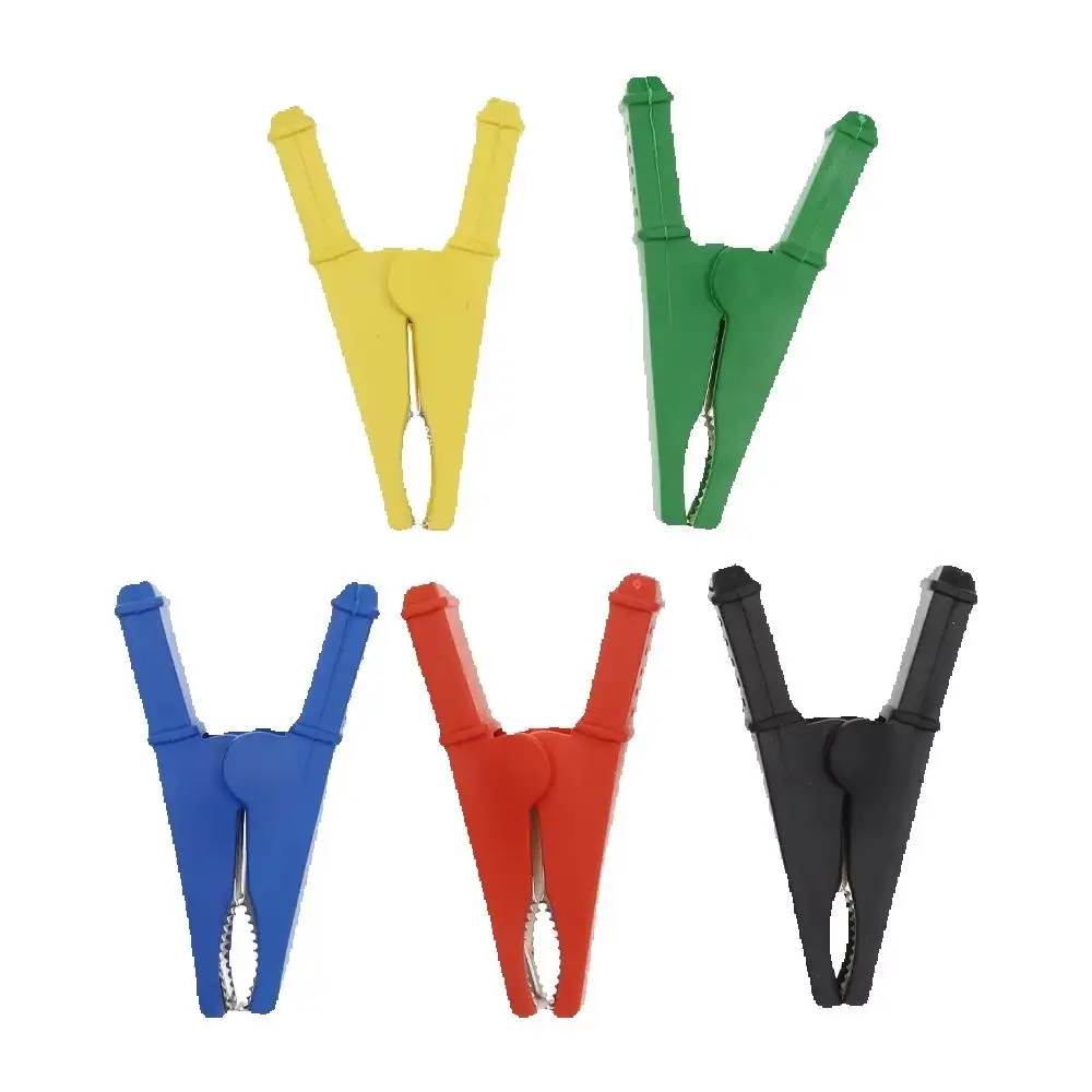 1PCS 75MM Insulated Crocodile clip 50A Crocodile clip Car Caravan Van Battery Test Lead Clips Alligator Clips