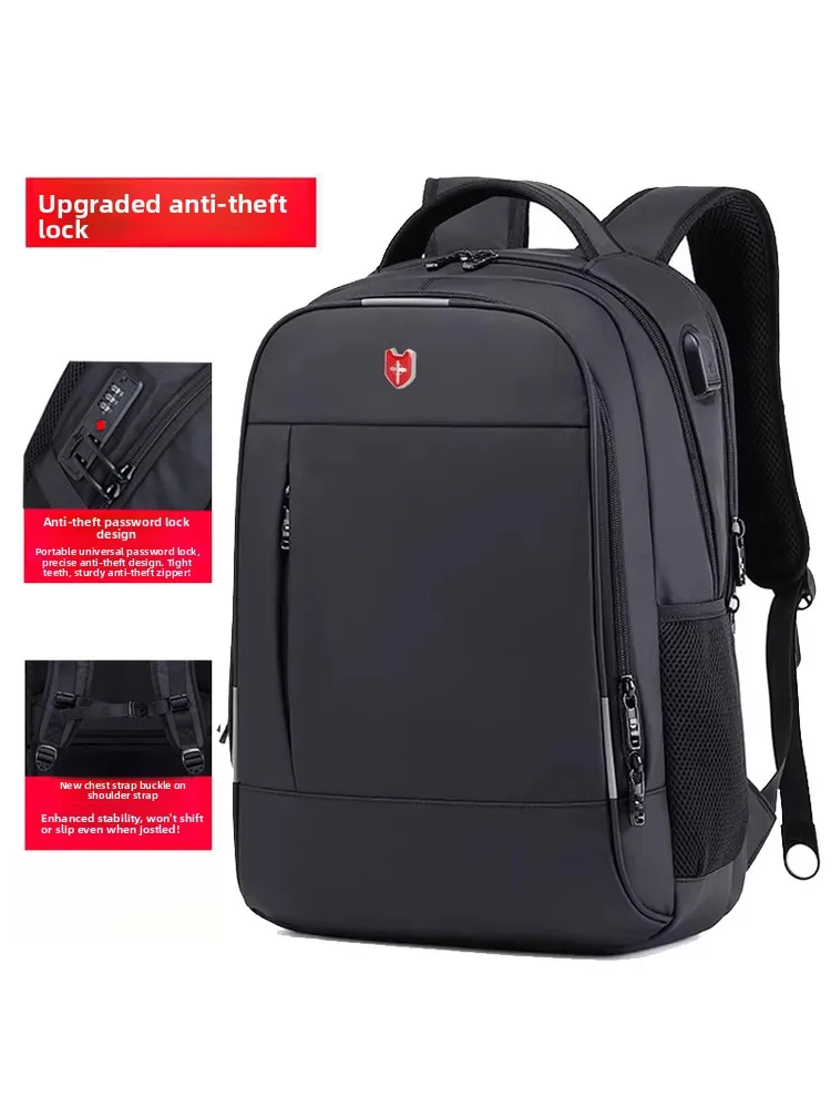 

Men's Casual Travel Laptop Bag Lightweight Bapa Large Capaci Busin Cuter Bag Middle School Student Bookbag