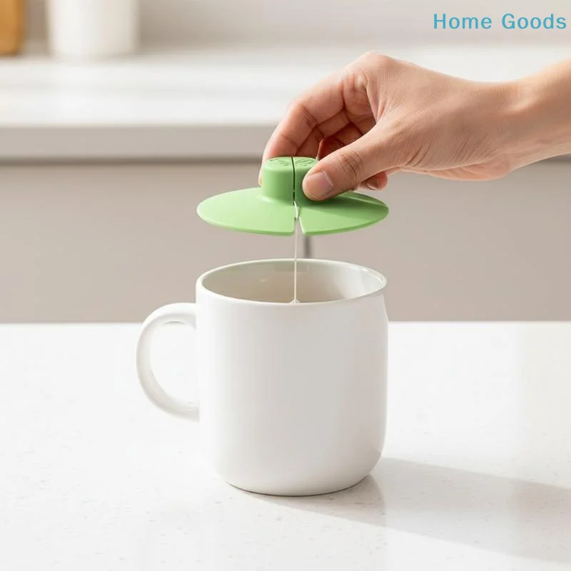 preferredSilicone Tea Bag Holder Handle Design Reusable Squeezer Mug Lid Combo For Loose Leaf Tea Office Useproduct