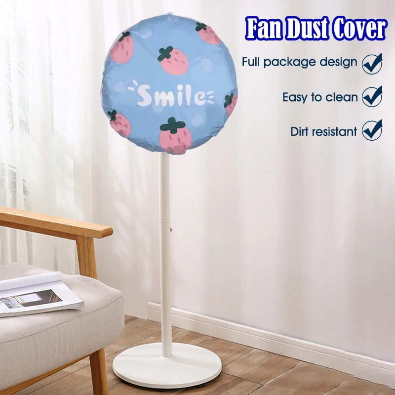 

Floor Fan Cover Washable Waterproof Protective Cover Dust Cover Standing Round Electric Fan Household Universal Storage Cover