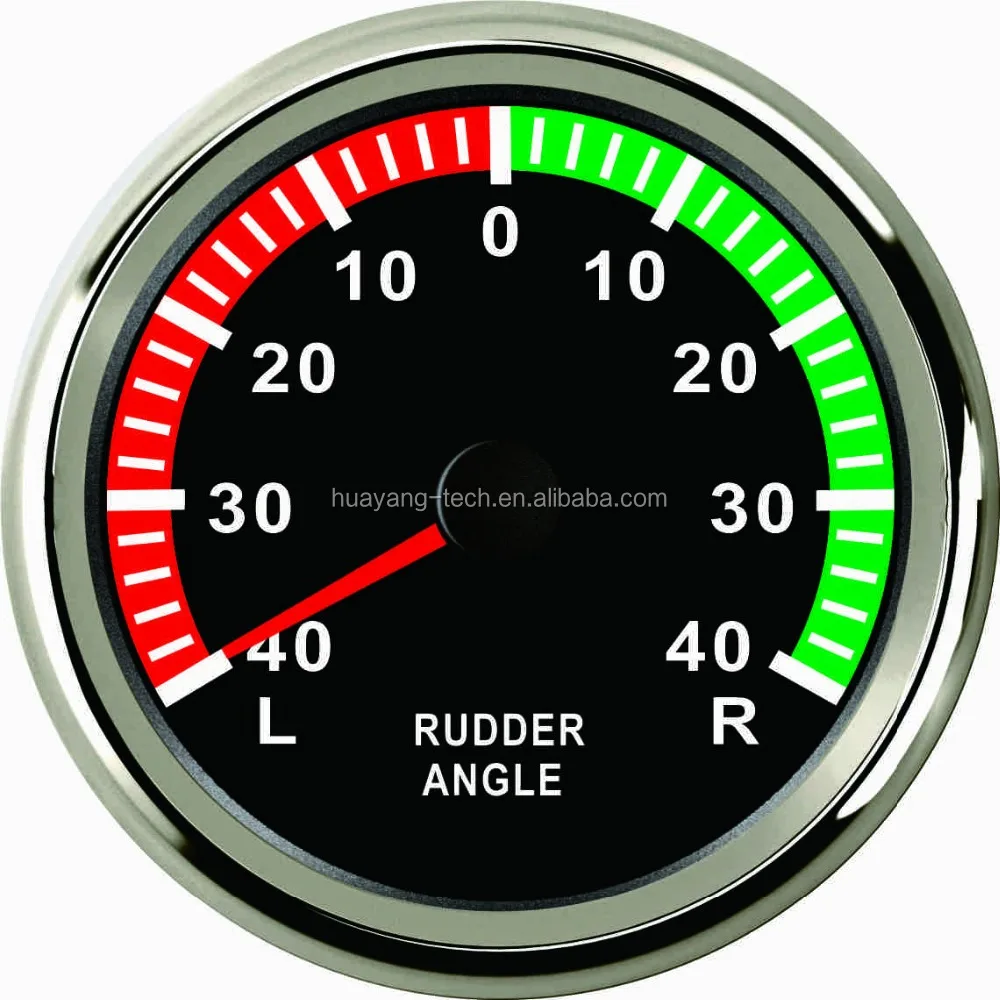 Indicador de ángulo del timón de 85 mm
