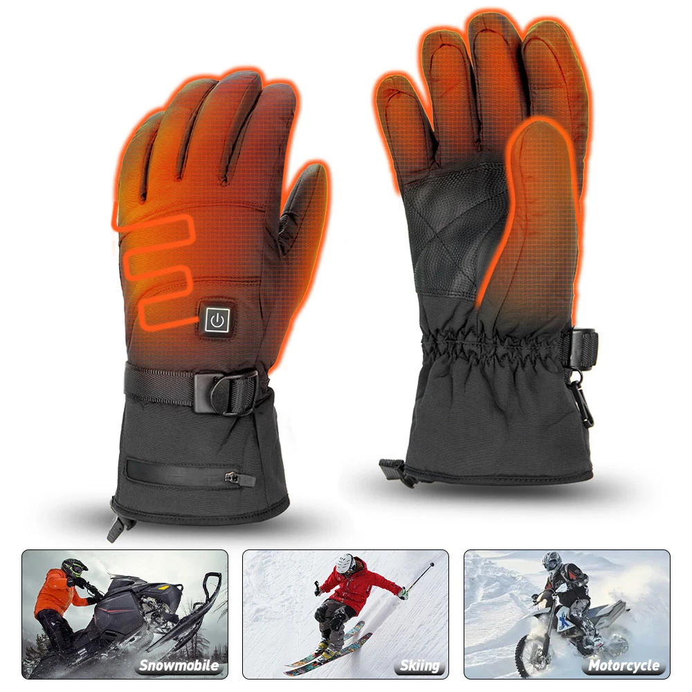 Heating Therma Gloves Winter warm Skiing Self Heating Gloves Waterproof Motorcycle Heating Gloves