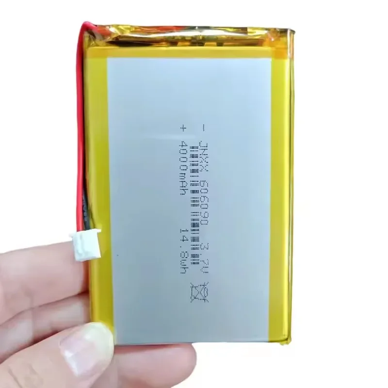 3.7V 4000mAh Li-Polymer Battery for Video Early Education Machine Mobile Power DIY Solar Street Light 60x60x90mm Size
