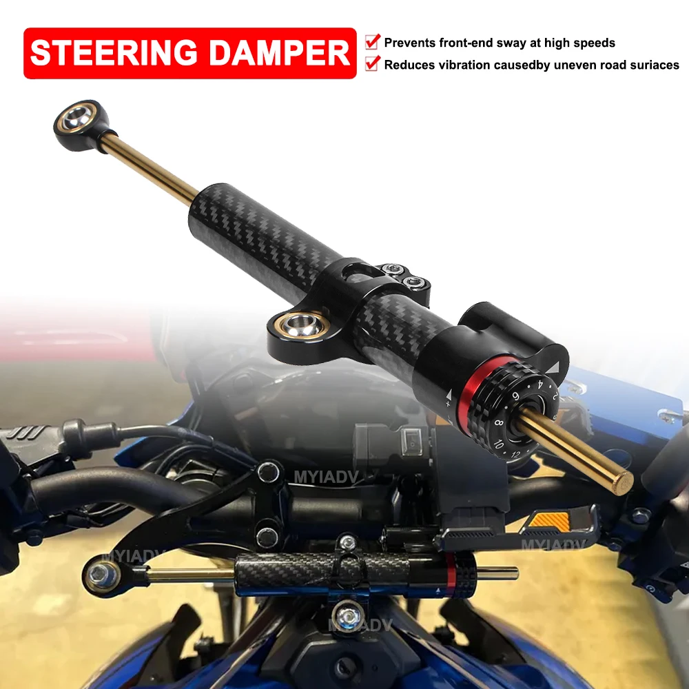 

Motorcycle Steering Damper Adjustable Stabilizer Mount Bracket Support Holder Accessories Universal For BMW For Yamaha Most Bike