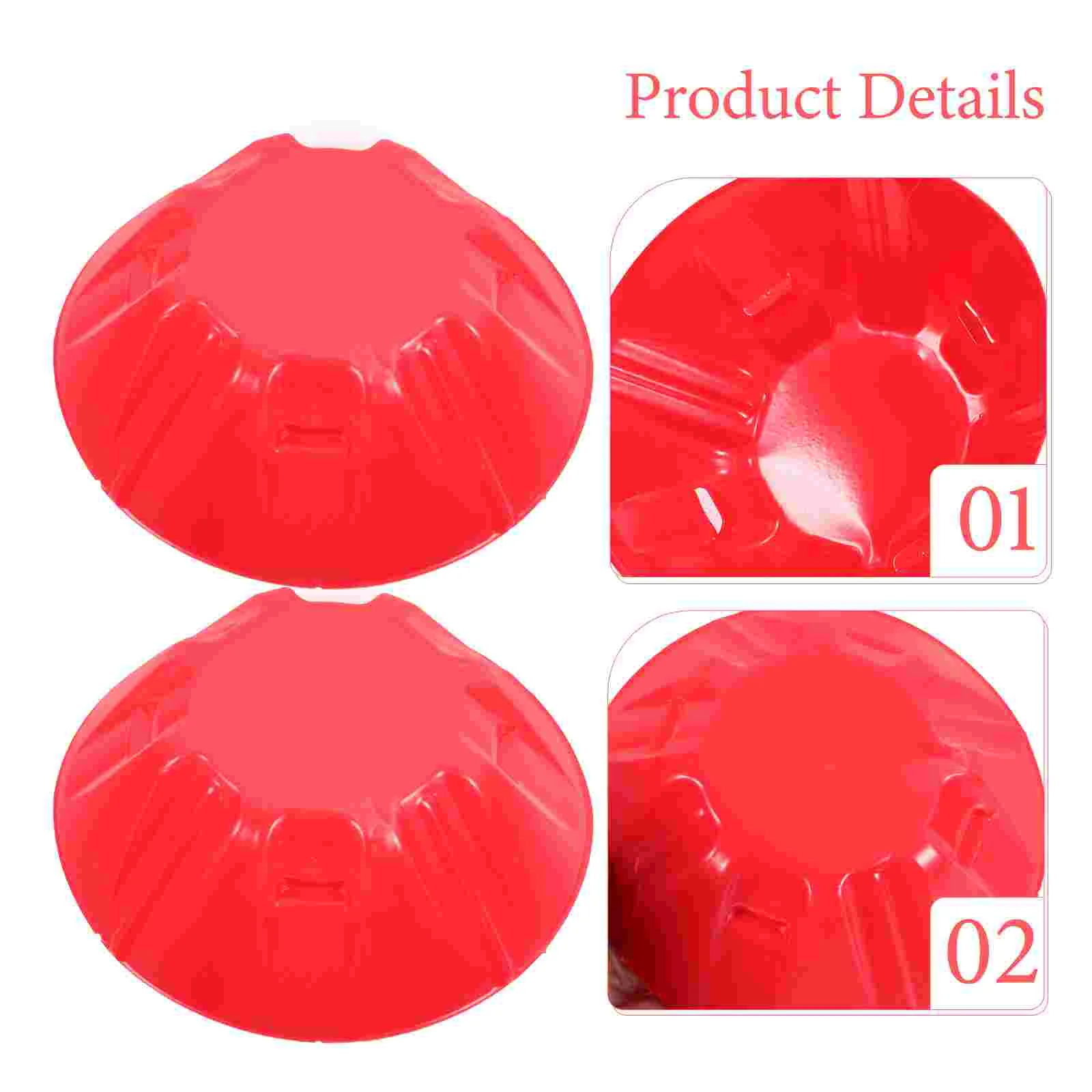 Alarm Stofkap Covers Plastic Rookplaat Caps Rood Herbruikbaar Decoratief